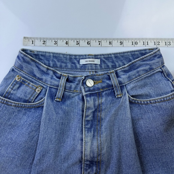 Nomore Blue Wide Leg Jeans N279-15 - Picture 6 of 8